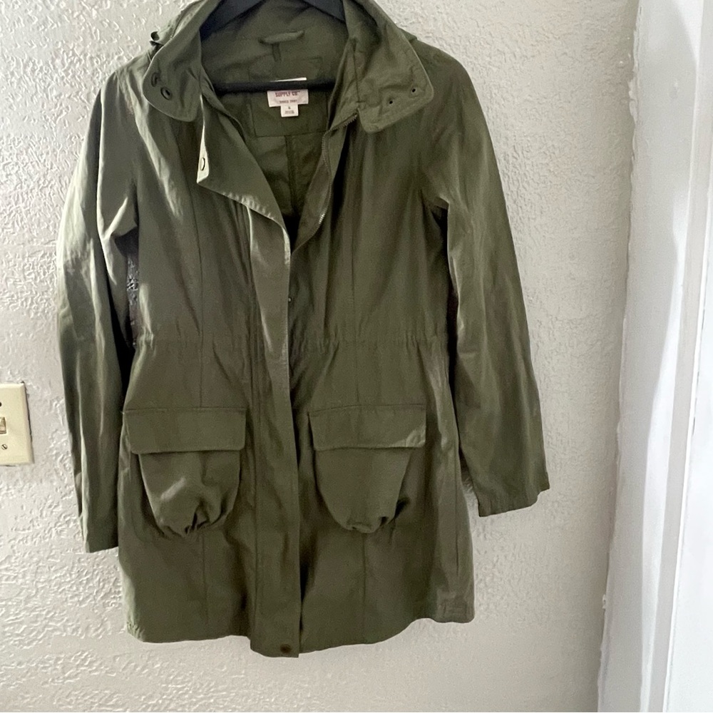 Mossimo Supply Co. Women's Utility‎ Jacket Small Olive Green Vintage